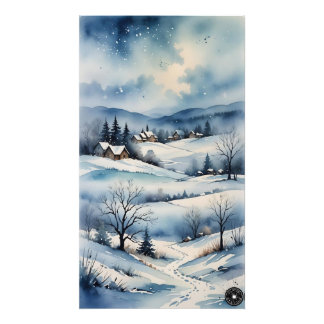 Winter Countryside Print