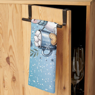 Winter Cozy Snowman Kitchen Towel