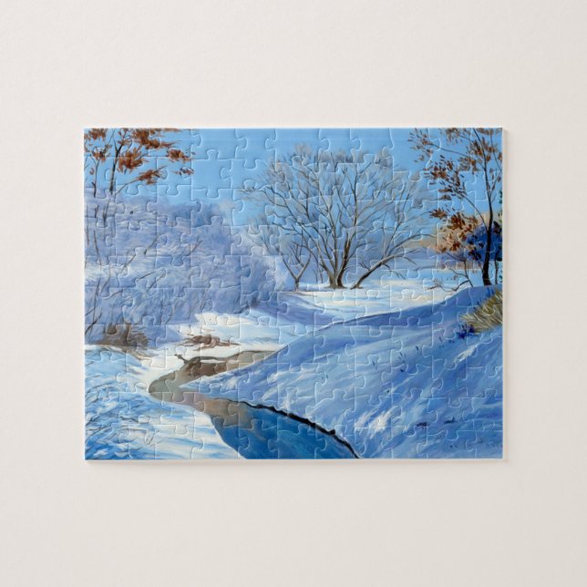 Winter Creek Jigsaw Puzzle (Horizontal)