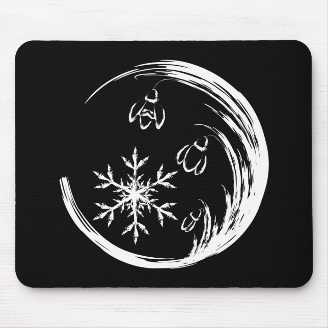 Winter Crest Mouse Pad (Front)