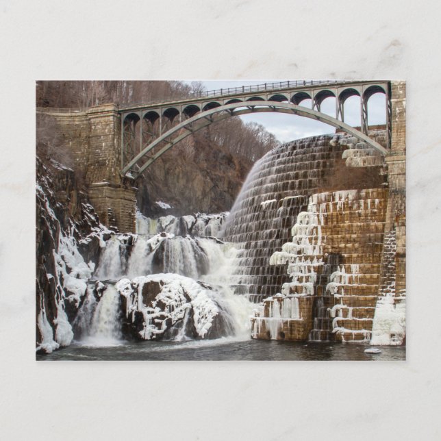 Winter, Croton Dam Postcard (Front)