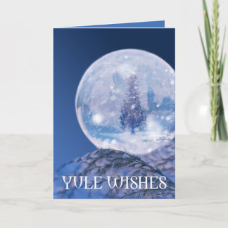 Winter Crystal Yule Card