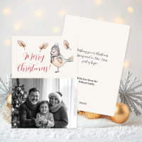 Winter Cute Sparrow Illustration