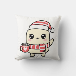 Winter Cute Throw Pillow