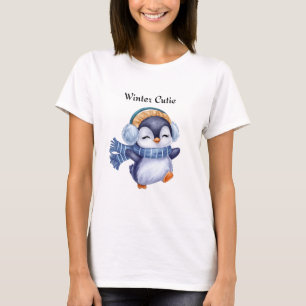 Winter Cutie   Cute Penguin Winter T-Shirt
