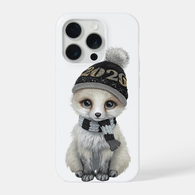 Winter Cutie iPhone Case  Cute Winter Animal Phone (Back)