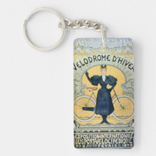 'Winter Cycle Racing Track', International Exhibit Keychain