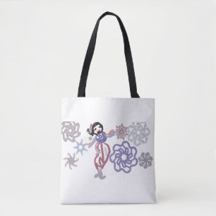 Winter dance beautiful tote bag