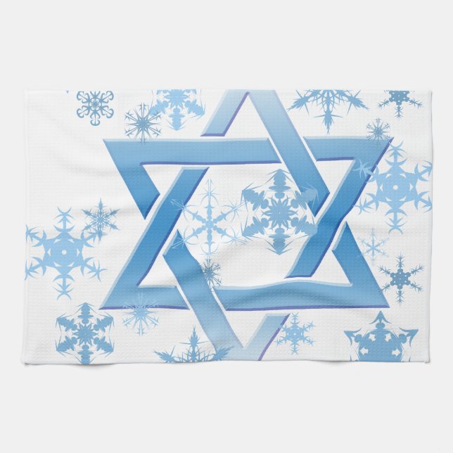 winter david kitchen towel (Horizontal)