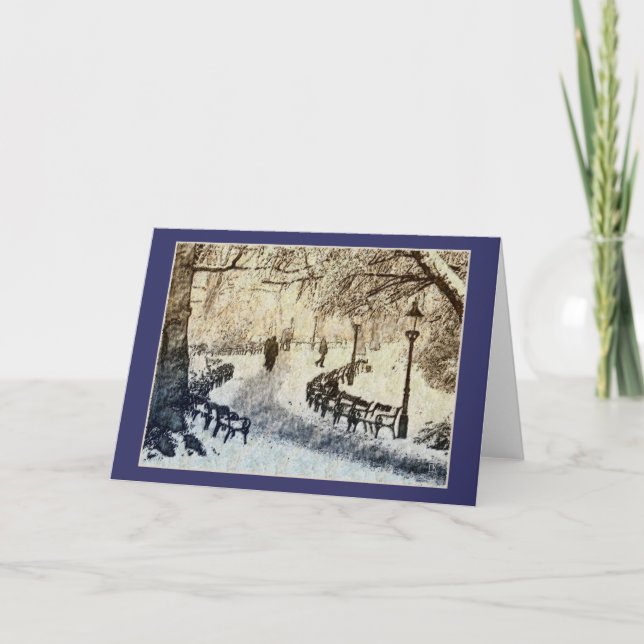 Winter Day Holiday Card (Front)