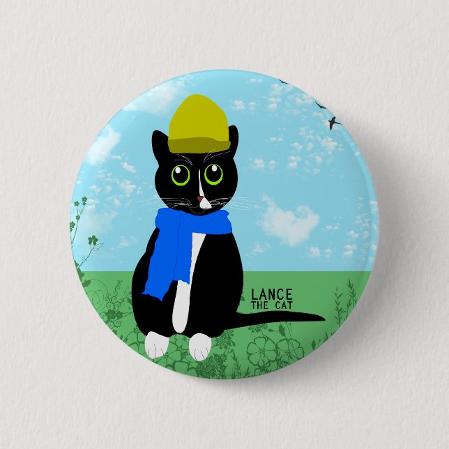 Winter Day Out 2 Inch Round Button (Front)