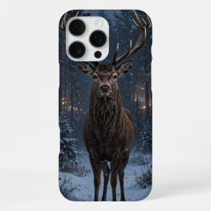 Winter Deer Forest iPhone Case