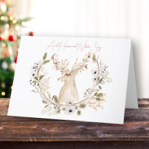 Winter Deer Wreath