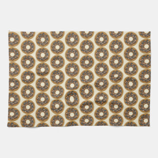 Winter Doughnuts with Blue Sprinkles Iced Kitchen Towel