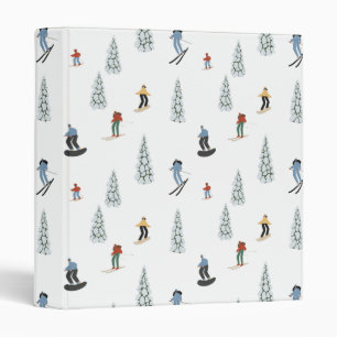 Winter Downhill Pattern Binder