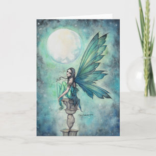 Winter Dream Fairy Fantasy Art Illustration Card