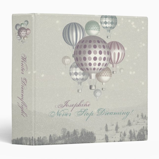 Winter Dreamflight (Christmas Time) Binder (Front/Spine)