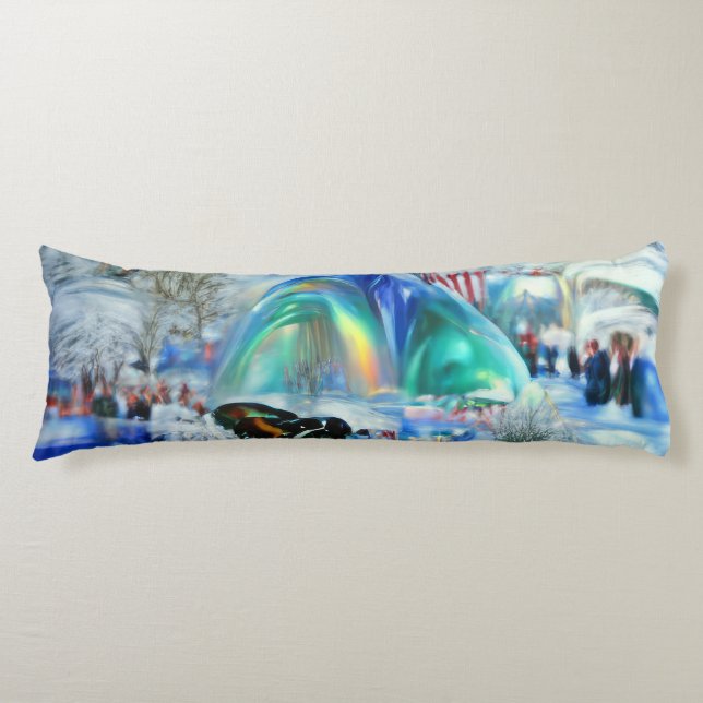Winter Dreamscape Body Pillow (Front)