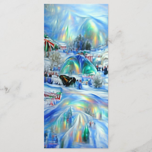 Winter Dreamscape Bookmark  Menu (Front)