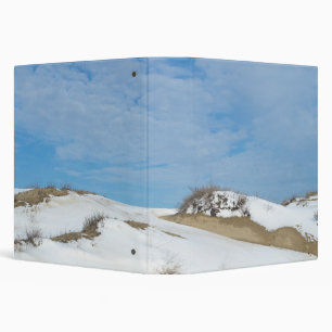 Winter dunes landscape binder