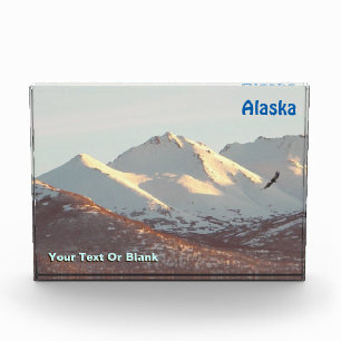 Winter Eagle And Mountains Photo Block