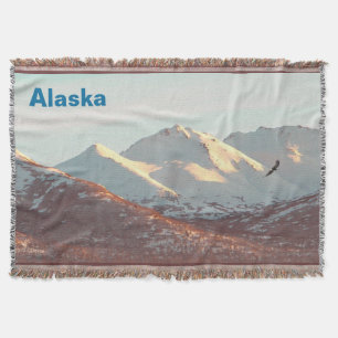Winter Eagle Throw Blanket