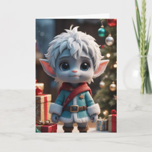 Winter Elf Holiday Card
