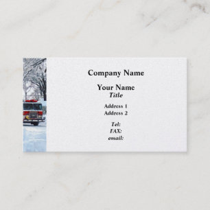 Winter Emergency Business Card