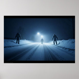 Winter Encounter (24 x 36) Poster