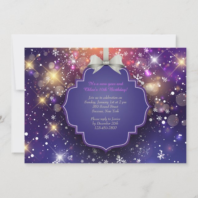 Winter Extravaganza Invitation (Front)