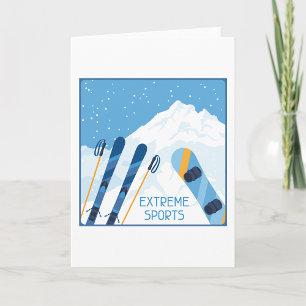 Winter Extreme Sports Card