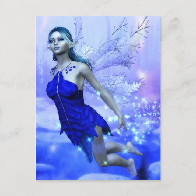 Winter Fae Postcard (Front)