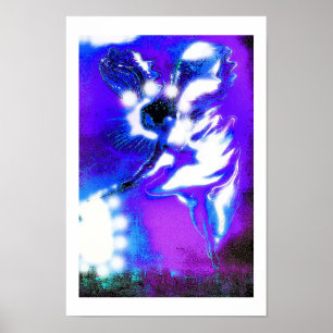 Winter fairy art poster