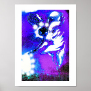 Winter fairy art poster
