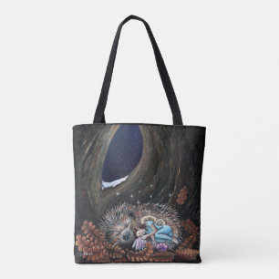 Winter Fairy Guardian of Dreams Tote Bag