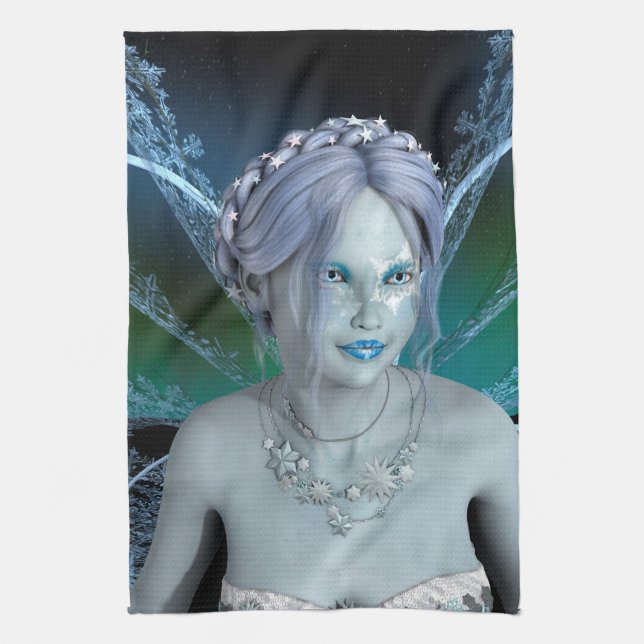 Winter Fairy Kitchen Towel (Vertical)