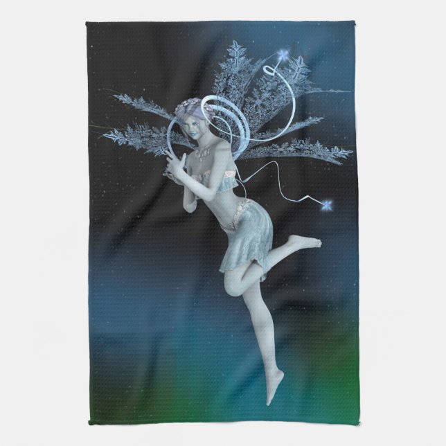 Winter Fairy Kitchen Towel (Vertical)