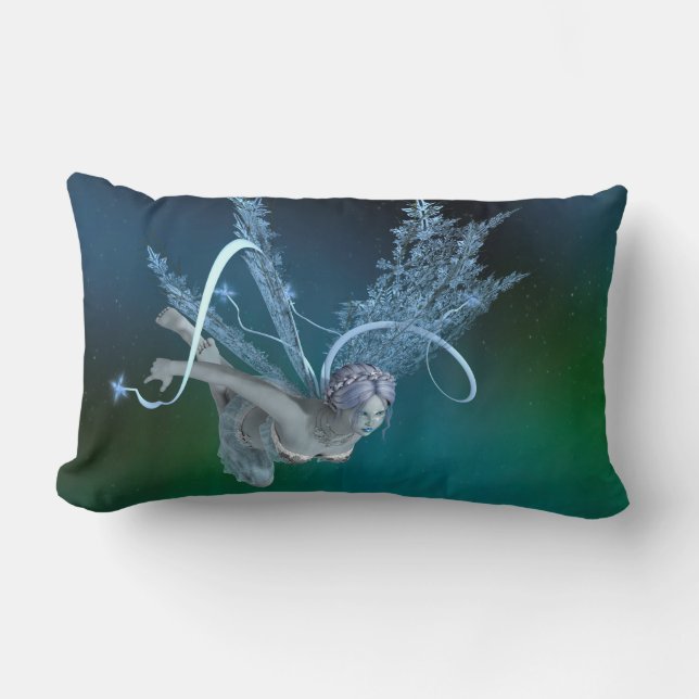 Winter Fairy Lumbar Pillow (Front)