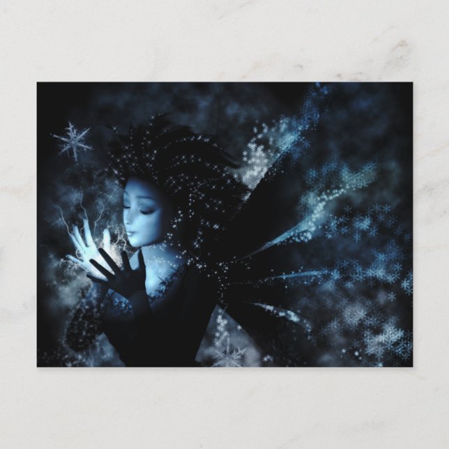 Winter Fairy Postcard (Front)