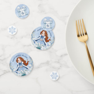 Winter Fairytale Princess   Red Hair Confetti