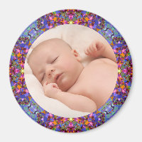 Winter Fall Frame Baby Grandparent’s Gift Photo 
