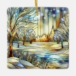 Winter Fantasy Christmas Ornament