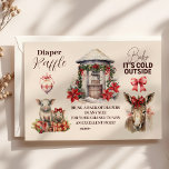 Winter Farm Animals Christmas Diapper Raffle Enclosure Card<br><div class="desc">Add a festive touch to your baby shower with our "Woodland Winter Christmas" Diaper Raffle Enclosure Card. This charming card invites guests to participate in a diaper raffle, seamlessly blending the cozy allure of a winter woodland with the joyous spirit of Christmas. Features: Whimsical Design: The enclosure card features a...</div>