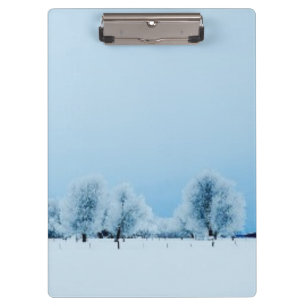 Winter Farm Clipboard