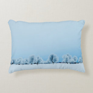 Winter Farm Decorative Pillow