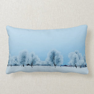 Winter Farm Lumbar Pillow