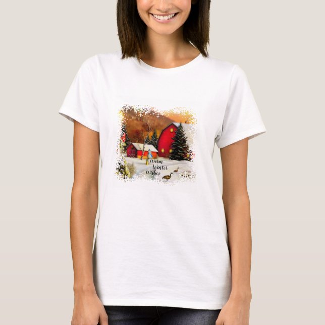 Winter farm T-Shirt (Front)