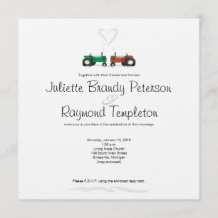 Winter Farm Wedding Invitation