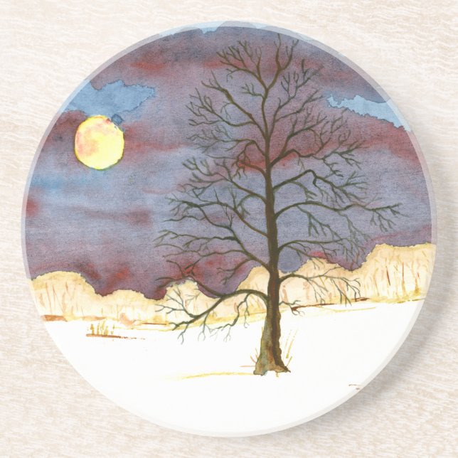 Winter Field Coaster (Front)