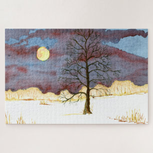 Winter Field Jigsaw Puzzle